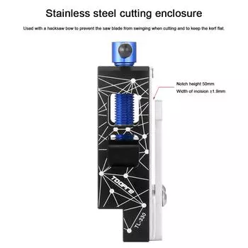 Руководство по резке велосипедной пилы Регулируемая вилка велосипеда Инструмент для резки рулевой трубы Подседельная труба Руководство по ремонту велосипеда Аксессуары для велосипеда