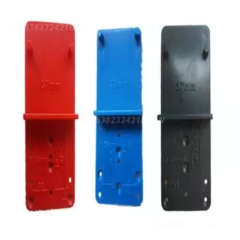 Руководство по сверлению отверстий Простая установка Многофункциональные локаторы отверстий для петель Ручной инструмент для перфорации Локатор отверстий для петель шкафа ABS