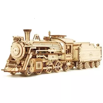 Руководство пользователя на японском языке Robotime 3D Wood Puzzle Ornament Series Steam Tsukurunsu® [Официальная продажа/включена версия на японском языке] (Грузовой локомотив)