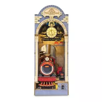 Руководство пользователя на японском языке Robotime 3D Wood Puzzle Book Nook Series Tsukurunsu® [Официальная продажа/включен японский язык] (Путешествие во времени)