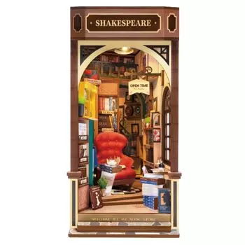 Руководство пользователя на японском языке Robotime 3D Wood Puzzle Book Nook Series в книжном магазине Tsukurundesu® [Официальная продажа/включен японский язык] (Подержанный