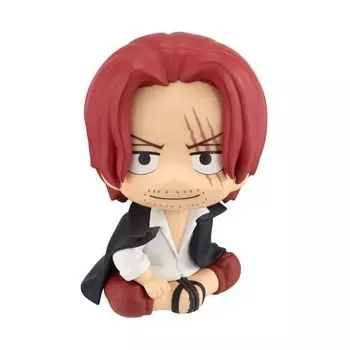 Rukup ONE PIECE Shanks 110 мм, окрашенная ПВХ подвижная фигурка, прибл.