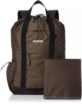 Рюкзак 2WAY Легкий водоотталкивающий рюкзак с пеленальным столиком в комплекте Коричневый Один размер [Товары для активного отдыха] Для мам