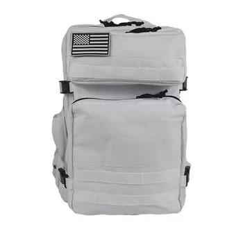 Рюкзак 45л, военный тактический штурмовой армейский водостойкий альпинистский рюкзак для уличного туризма, кемпинга, охоты белый