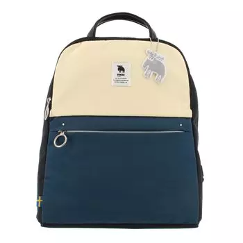 Рюкзак A4 тонкий 006 рюкзак для поездок в школу двухцветный симпатичный рюкзак сумка для мамы скандинавский синий черный x темно-синий [Mozu] для мамы
