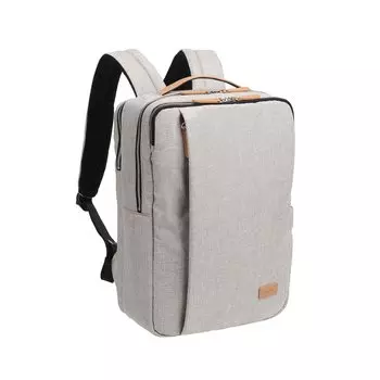 Рюкзак ACE Business Backpack вместительный и совместимый с рюкзаком для хранения ПК формата A4, который теряет форму во время поездок на работу или в школу светло-серый