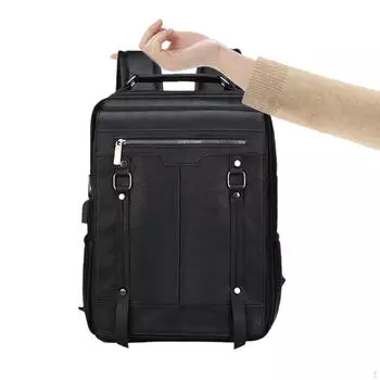 Рюкзак Adventure для мужчин - стильный и просторный дорожный рюкзак чёрный