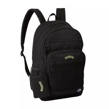 Рюкзак Arch формата A4 для хранения 14 дюймов ПК 28 л 2 отделения школьный рюкзак школьная сумка черный x лаймово-зеленый В47 x Ш29 x Г19 см [Champion] № 68261