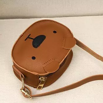 Рюкзак Bear Winter Cross Body Messenger Mini Leather Bag Pu Leather Сумка через плечо для детей