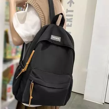 Рюкзак большой емкости, большой грузоподъемности, однотонный чехол для бутылки с водой и зонтика жёлтый