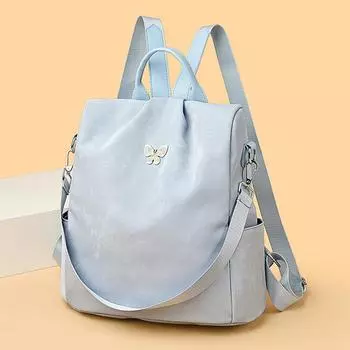 Рюкзак большой емкости Bow, новый стиль, многоцелевая текстура, рюкзаки для студентов колледжей, модные и стильные рюкзаки на одно плечо