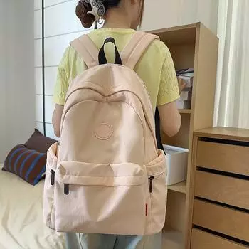 Рюкзак большой емкости для девочек, рюкзак для дальних поездок, школьный рюкзак для студентов чёрный