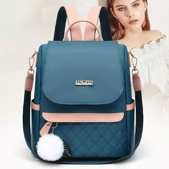 Рюкзак большой емкости из ткани Оксфорд, школьные сумки для школьников, рюкзак через плечо, пенал для женщин, модный дорожный рюкзак красный