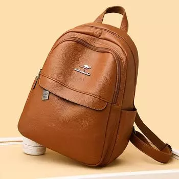 Рюкзак большой емкости Модный женский многоцветный легкий легкий рюкзак для путешествий на отдых красный