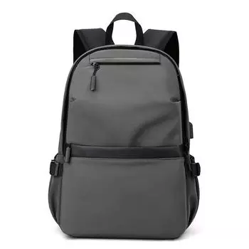Рюкзак большой емкости, мужской рюкзак для компьютера, бизнес-студентов, младших классов средней школы, сумка на плечо для старших классов, водонепроницаемая дорожная сумка серый