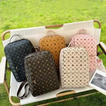 Рюкзак большой емкости Niche Printed Bag Schoolbag Girls белый