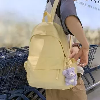 Рюкзак большой емкости, рюкзак для младших школьников, школьников, женская сумка на плечо чёрный