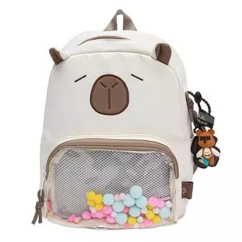 Рюкзак большой вместимости для школьников, школьный рюкзак для поездок на работу белый