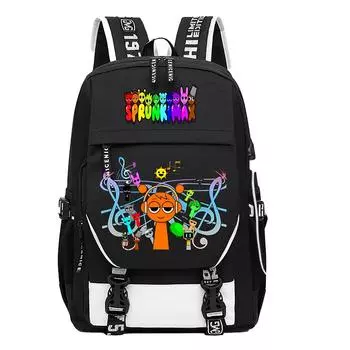Рюкзак большой вместимости для учеников начальной и средней школы, мультяжная наплечная сумка и пенал для детей One Size