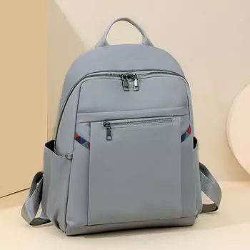 Рюкзак большой вместимости, легкий женский рюкзак, пригородная дорожная сумка чёрный