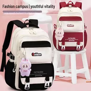 Рюкзак большой вместимости в стиле кампуса для девочек — дизайн в японском и корейском стиле Trumpet красный