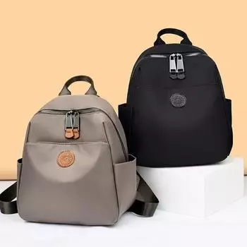 Рюкзак большой вместимости, женский легкий водоотталкивающий нейлоновый дорожный рюкзак Small хаки