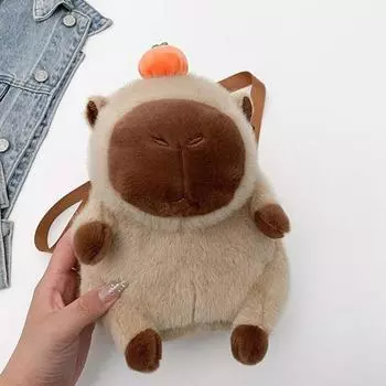 Рюкзак Capybara Crossbody с одной и двумя сумками на плечо, симпатичная кукольная сумка розовый