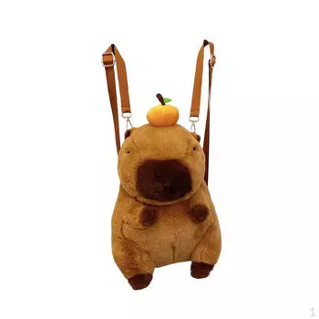 Рюкзак Capybara, креативная игрушка, сумка, плюшевая, для внутреннего и наружного туризма