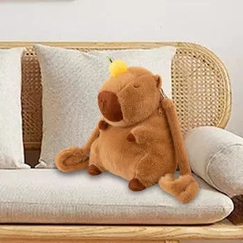 Рюкзак Capybara, плюшевый, милый, мультяшный, для женщин, путешествий, детей, юбилеев