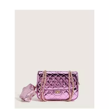 Рюкзак-цепочка в ромбовидном стиле 2024 года: Универсальная ручная сумка и сумка через плечо для поездок на работу