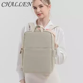 Рюкзак CHALLEN, женский новый водонепроницаемый рюкзак для компьютера, сумка для компьютера, женская школьная сумка M чёрный