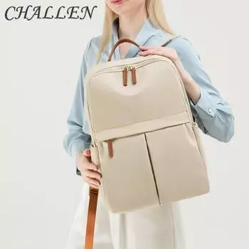 Рюкзак CHALLEN женский простой практичный дорожная сумка компьютерный рюкзак холст большая вместительная школьная сумка small чёрный