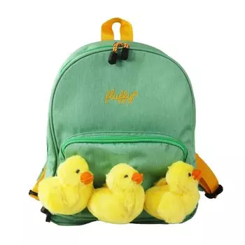 Рюкзак Chick Nylon Backpack B5 Kids Размер Зеленый 10L или меньше [Momentum Kids] K-795 K-795GRN зелёный