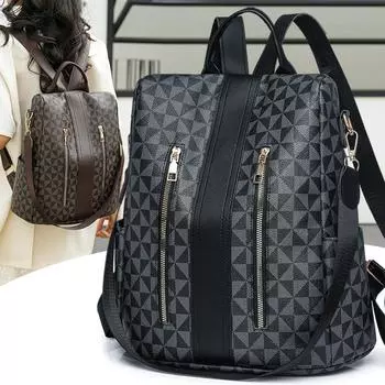 Рюкзак Cross Border Anti-theft для женщин 2024 года, новый модный рюкзак большой вместимости, легкий повседневный рюкзак для поездок на работу и обратно