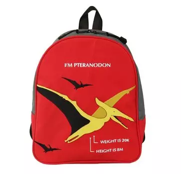 Рюкзак динозавр рюкзак B5 размер детский красный корпус В30 x Ш25 x Г11 см [Momentum Kids] K-797 K-797RD размер красный