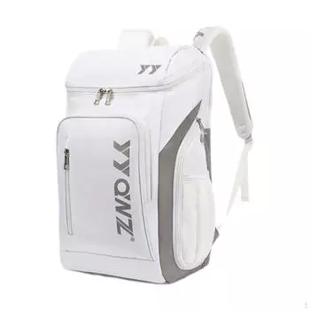 Рюкзак для бадминтона Большая вместимость Сумка для ракеток Универсальный теннис для улицы Beige