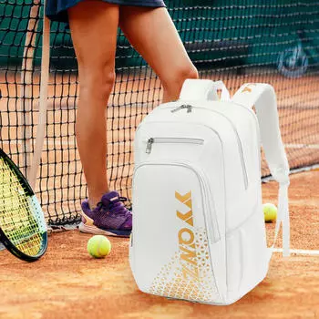 Рюкзак для бадминтона с отделением для обуви и ракеток White Pink