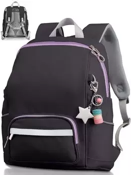 Рюкзак для детей Good Kids Kids Начальная школа Школа Нижняя Верхняя Cram A4 Легкий [Encore] [Создает осанку] Рюкзак, Рюкзак, чёрный