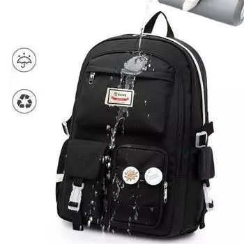 Рюкзак для девочек Эстетический рюкзак для девочек-подростков Милая школьная сумка Сумка для книг Аниме Школьный рюкзак для девочек 31*15*47cm белый