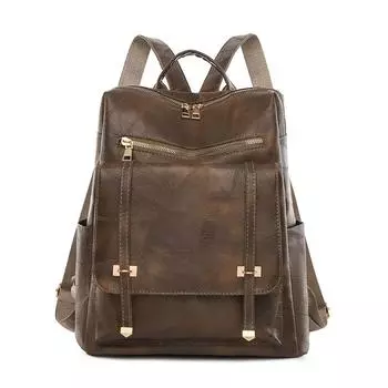 Рюкзак для девочек, модная женская сумка из искусственной кожи в европейском и американском стиле в стиле ретро, маленькая сумка, белый багаж