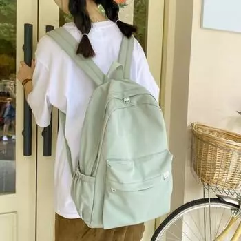 Рюкзак для девочек с регулируемыми плечевыми ремнями, большой вместимостью, легкий портативный рюкзак, школьная сумка жёлтый