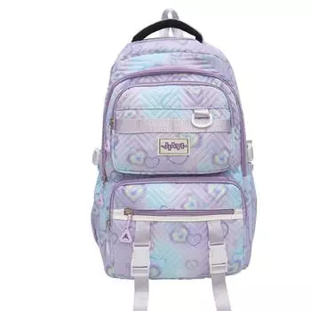 Рюкзак для девочек, школьный рюкзак для учеников младших классов, детский дорожный рюкзак большой вместимости чёрный