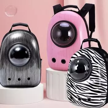 Рюкзак для домашних животных Большая вместимость В наличии Оптовая продажа Кошачья сумка на плечо Сумка для астронавта для путешествий на открытом воздухе Портативная дышащая сумка для домашних животных