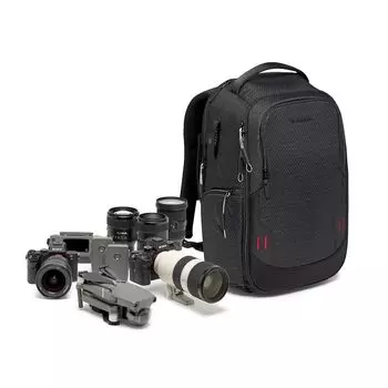 Рюкзак для камеры PRO Light Front Loader Backpack M с возможностью установки на штатив и чехлом для дождя MB [Manfrotto] PL2-BP-FL-M чёрный