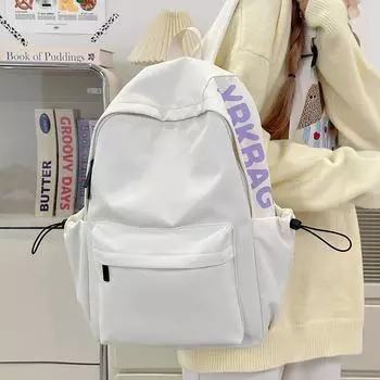 Рюкзак для кампуса, большая вместимость, легкий школьный рюкзак для дальних поездок, рюкзак для путешествий на открытом воздухе красный