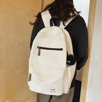 Рюкзак для кампуса, женский учащийся младших классов средней школы, школьный рюкзак для старшеклассников красный