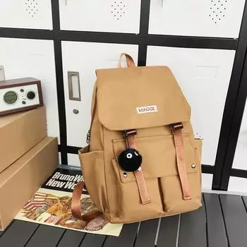 Рюкзак для мужчин и женщин, рюкзак большой емкости для школьников младших классов, рюкзак для старших классов, школьный рюкзак коричневый