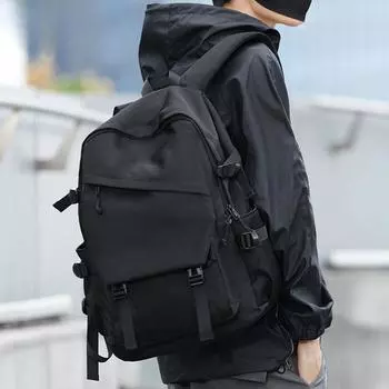 Рюкзак для мужчин, рюкзак для отдыха, компьютера, путешествий, для девушек, учащихся средних школ, студентов колледжей, мужской школьный рюкзак для коротких поездок чёрный