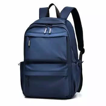 Рюкзак для мужчин, рюкзак для учеников младших классов, школьная сумка, модная, большая вместимость, дорожная сумка для компьютера чёрный