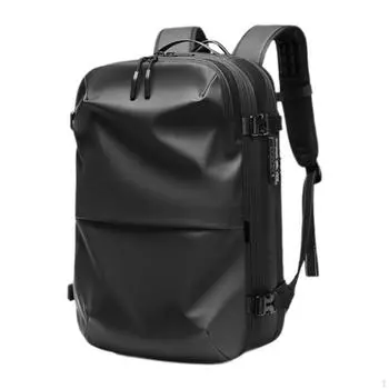 Рюкзак для ноутбука для деловых поездок и приключений на природе чёрный
